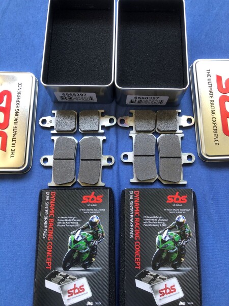 2 X SBS Bremsbeläge vorn 839DS-1 Yamaha YZF R1 2007-2014 RN19 RN22