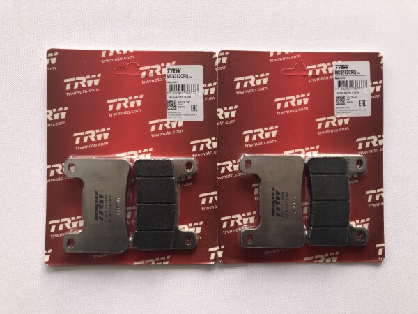 2 X TRW Lucas Rennbremsbeläge vorne MCB752CRQ für Suzuki GSX-R 1000 Bj.2004-2011