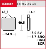 3 X TRW Lucas Bremsbeläge vorn+hinten MCB829SV...
