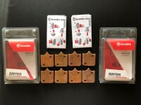 2 X Brembo Bremsbeläge vorn 07BB3396 Genuine Sinter...
