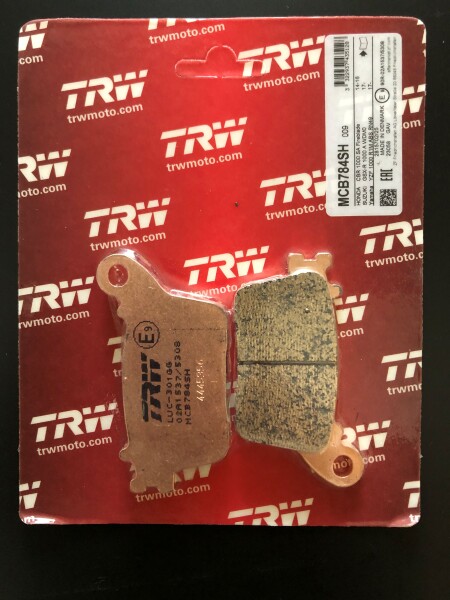 TRW Lucas Bremsbeläge hinten MCB784SH für Yamaha YZF-R1 ab Bj.2015 RN32