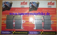 2 X SBS Bremsbeläge vorn 634DS für Yamaha...