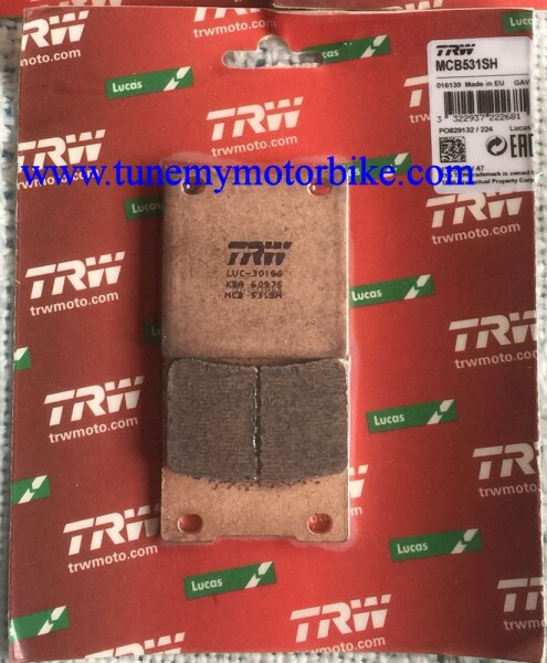 TRW Lucas Bremsbeläge hinten MCB531SH Suzuki GSX-R 1300 Hayabusa Bj.1999-2007