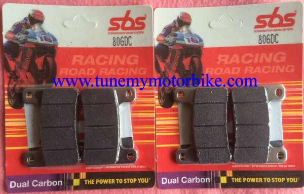 2 X SBS Bremsbeläge vorn 806DC Kawasaki Z1000SX ab Bj.2011