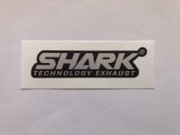 SHARK Aufkleber hitzefest one HEAT RESISTANT STICKER 95X27mm für Auspuff exhaust