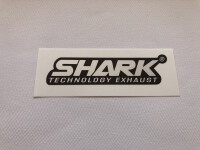 SHARK Aufkleber hitzefest one HEAT RESISTANT STICKER 95X27mm für Auspuff exhaust