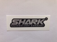 SHARK Aufkleber hitzefest one HEAT RESISTANT STICKER 95X27mm für Auspuff exhaust
