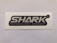 SHARK Aufkleber hitzefest one HEAT RESISTANT STICKER 95X27mm für Auspuff exhaust