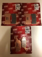 3 X TRW Lucas Bremsbeläge vorn+hinten MCB755SV MCB634SH für Honda CBR600RR Bj.2005-2006