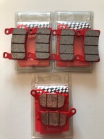 3 X Brembo Bremsbeläge vorn hinten 07HO45SA 07HO36SP...