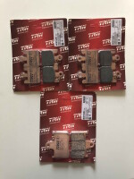Bremsbeläge TRW Lucas 3X vorn+hinten MCB742SV...
