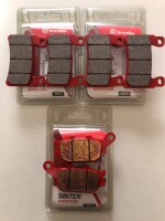 3 X Brembo Bremsbeläge vorn hinten 07HO45SA 07HO36SP...