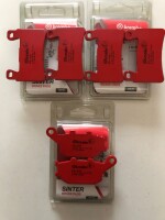 3 X Brembo Bremsbeläge vorn hinten 07HO45SA 07HO36SP...