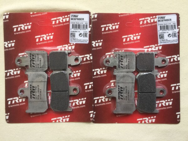 2 X TRW Lucas Bremsbeläge vorn MCB795SCR Yamaha YZF-R1 Bj.2007-2014 RN19 RN22