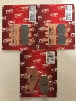 3 X TRW Lucas Bremsbeläge vorn+hinten MCB742SV...