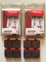 2 X Brembo Bremsbeläge vorn 07BB33SA Sinter für...