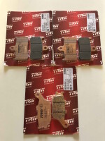 Bremsbeläge TRW Lucas 3X vorn+hinten MCB593SV...
