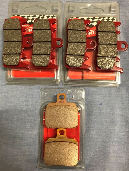 3X Brembo Bremsbeläge 07BB38SA 07BB209A Aprilia V4 1000 R Tuono APRC ABS Bj2014