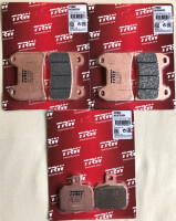 3 X TRW Lucas Bremsbeläge vorn+hinten MCB683SV...