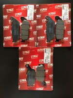3 X TRW Lucas Bremsbeläge vorn+hinten MCB598 MCB634...