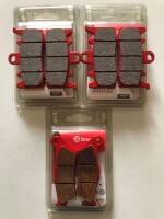 3 X Brembo Bremsbeläge vorn+hinten 07BB38SA 07BB28SP...