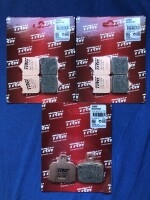 3 X Lucas Bremsbeläge vorn+hinten MCB721SV MCB700SH...