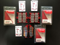 3 X Brembo Bremsbeläge vorn+hinten 07BB38SA 07BB03SP...