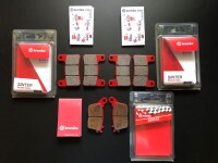 3 X Brembo Bremsbeläge vorn+hinten 07SU27SA 07HO59SP...