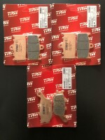 3 X TRW Lucas Bremsbeläge vorn+hinten MCB602SV...