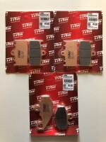 3 X TRW Lucas Bremsbeläge vorn+hinten MCB602SV...