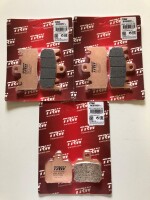 3 X TRW Lucas Bremsbeläge vorn+hinten MCB856SV MCB700SH Aprilia V4 1100 Tuono Factory ABS Bj.2015-2016