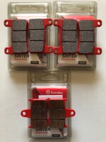 3 X Brembo Bremsbeläge vorn hinten 07SU27SA 07SU25SP...