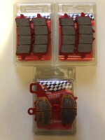 3 X Brembo Bremsbeläge vorn hinten 07BB37SA 07KA16SP...