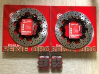 2 X Brembo Bremsscheiben + Bremsbeläge vorne...