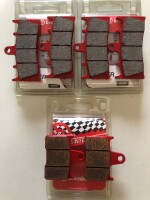3 X Brembo Bremsbeläge vorn+hinten 07SU19SA 07SU25SP...
