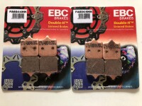 2 X EBC Bremsbeläge vorn Sinter Street FA604/4HH...