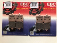 2 X EBC Rennbremsbeläge vorn High End Extreme Pro...