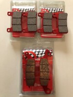 3 X Brembo Bremsbeläge vorn hinten 07SU27SA 07KA15SP...