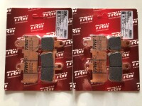 2 X TRW Lucas Rennbremsbeläge vorn MCB795TRQ für Yamaha YZF-R1 Bj.2007-2014 RN19 RN22