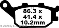 3 X EBC Bremsbeläge vorn+hinten Sinter Street FA252HH FA174HH für Yamaha alle MT-09 900 Bj.2013-2020 RN29 RN43