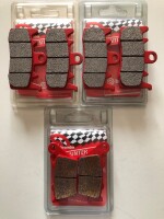 3 X Brembo Bremsbeläge vorn hinten 07BB38SA 07BB02SP...