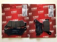 2 X TRW Lucas Bremsbeläge vorn+hinten MCB671 MCB672...