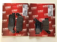 2 X TRW Lucas Bremsbeläge vorn hinten MCB598 MCB672...