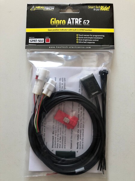 Ganganzeige rot Healtech GPAT-S02 GIpro ATRE G2 Suzuki Intruder M1500 Bj.2009-2015