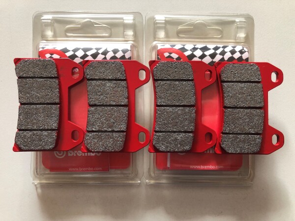 2 X Brembo Bremsbeläge vorn 07BB19SA Sinter für Aprilia RST 1000 Mille Futura Bj.2001-2004