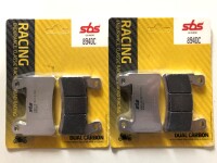 2 X SBS Rennbremsbeläge vorn 894DC Kawasaki ZX6R 636 Bj.2013-2022 ZX636E