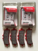 2 X Brembo Bremsbeläge vorn 07BB37SA Sinter für...
