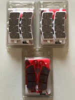 3 X Brembo Bremsbeläge vorn+hinten 07BB37LA 07BB04SP...
