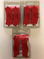 3 X Brembo Bremsbeläge vorn+hinten 07BB37SA 07BB04SP...