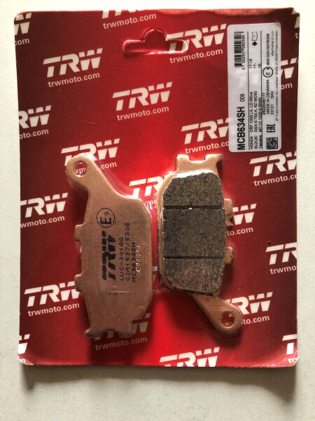 TRW Lucas Bremsbeläge hinten MCB634SH für Honda CRF 1000 1100 L Africa Twin Bj.2015-2023